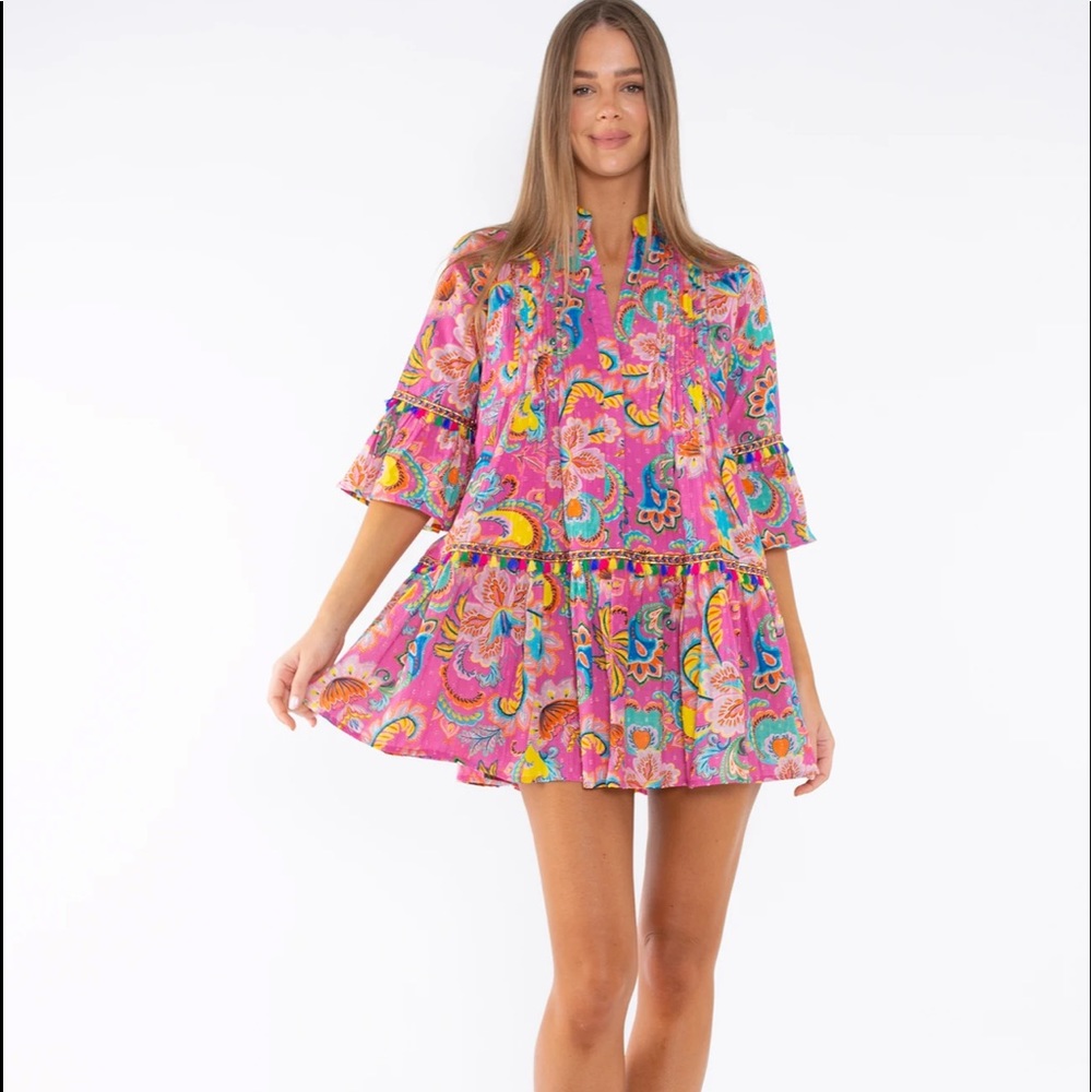 Beautiful vibrant colorful dress